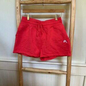 Oner Active Classic Shorts Sweat Red Cotton French Terry Athletic Lounge Shorts